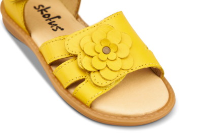 Skofus barnesandal gul