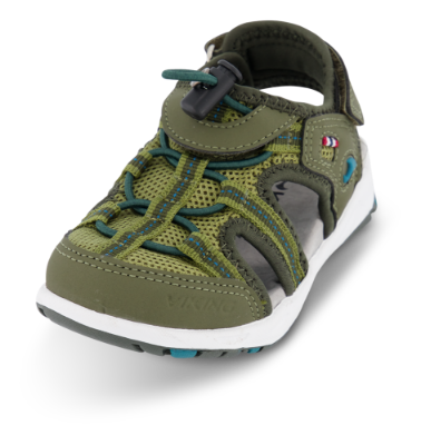 Viking barnesandal olivengrønn 3-44830 Thrill