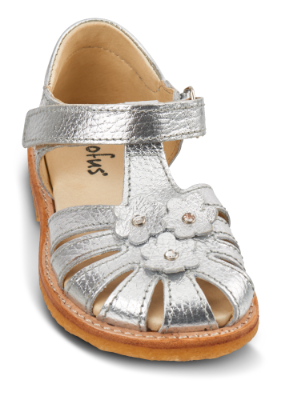 Skofus barnesandal sølv
