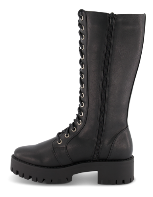 B&CO Kraftige damestøvletter Sort 5220500210