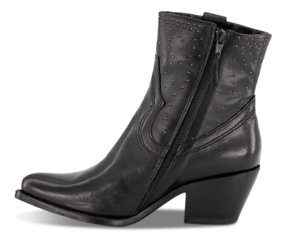 B&CO Kort damestøvle Sort 5250500311