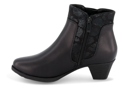 B&CO kort damestøvlett sort 5250501610
