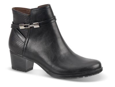 B&CO kort damestøvlett sort