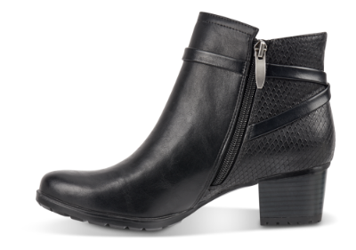 B&CO kort damestøvlett sort