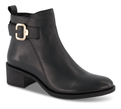 B&CO Korte damestøvletter Sort 5250502510