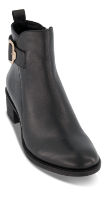 B&CO Korte damestøvletter Sort 5250502510