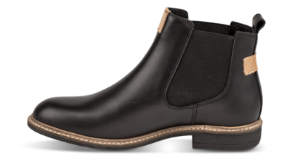 B&CO kort damestøvlett sort