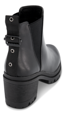 B&CO kort damestøvlett sort 5250503310