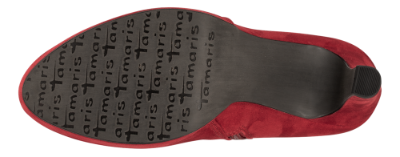 Tamaris kort damestøvlett rød 1-1-25316-23