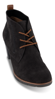 Marco Tozzi kort damestøvlett sort 2-2-25107-35