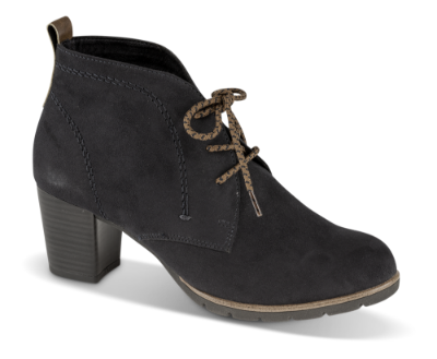 Marco Tozzi kort damestøvlette navy 2-2-25107-33