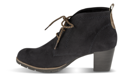 Marco Tozzi kort damestøvlette navy 2-2-25107-33