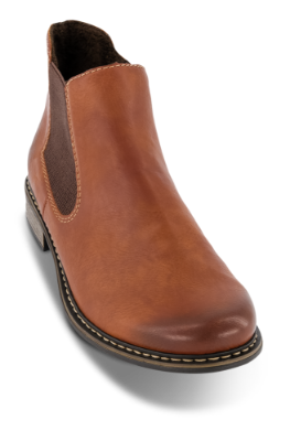 Rieker kort damestøvlett brun Z4994-24