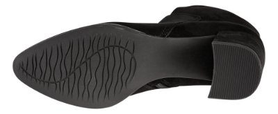 Marco Tozzi kort damestøvlett sort 2-2-25095-23