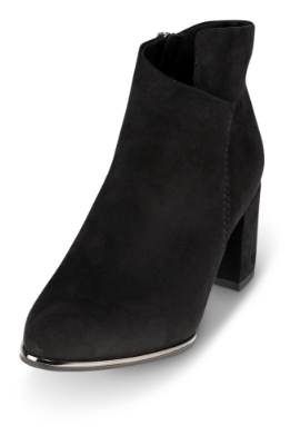 Marco Tozzi kort damestøvlett sort 2-2-25095-23