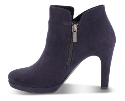 Tamaris kort damestøvlett navy 1-1-25316-23