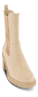 Marco Tozzi Korte damestøvletter Beige 2-25445-41