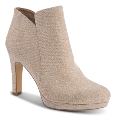 Tamaris Kort damestøvle Beige 1-25097-41