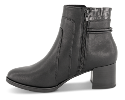 Jana Softline Kort damestøvle Sort 8-25366-45