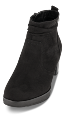 Jana Softline Kort damestøvle Sort 8-26378-43