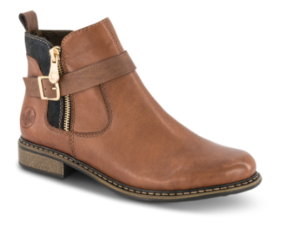 Rieker Kort damestøvle Brun Z4959-22
