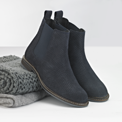 B&CO damestøvlett navy