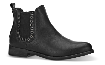 B&CO kort damestøvlett sort