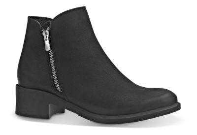 B&CO kort damestøvlett sort