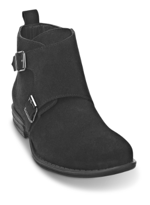 B&CO kort damestøvlett sort