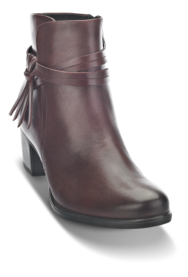 Caprice kort damestøvlett burgunder 9-9-25359-21