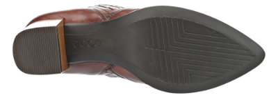 ECCO kort damestøvlett burgunder 262653 SHAPE 45