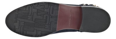 Tommy Hilfiger kort damestøvlett navy FW0FW03066