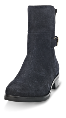 Tommy Hilfiger kort damestøvlett navy FW0FW03066