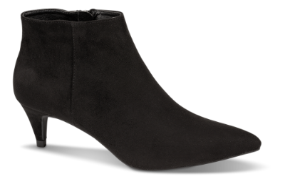 B&CO kort damestøvlett sort