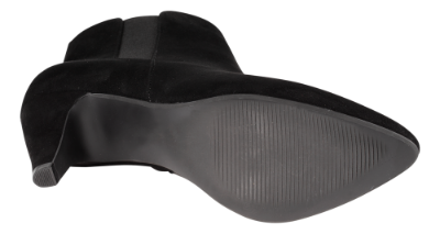 B&CO kort damestøvlett sort