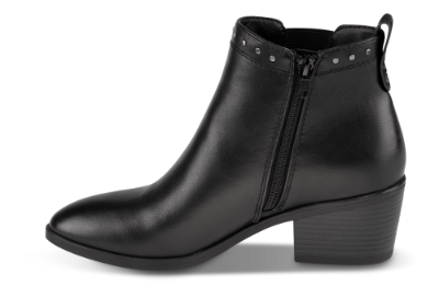 B&CO kort damestøvlett sort