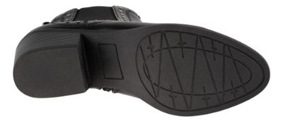 B&CO kort damestøvlett sort