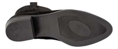 B&CO kort damestøvlett sort