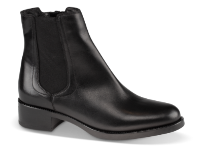 B&CO kort damestøvlett sort