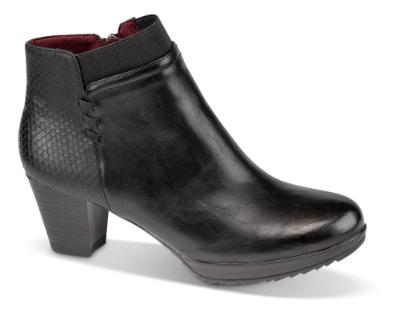 B&CO kort damestøvlett sort