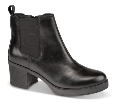 B&CO kort damestøvlett sort