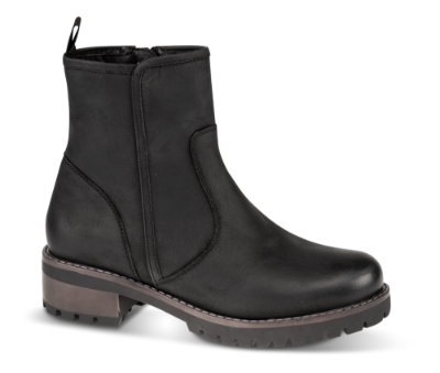 B&CO kort damestøvle sort