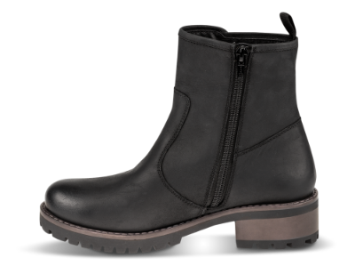 B&CO kort damestøvle sort