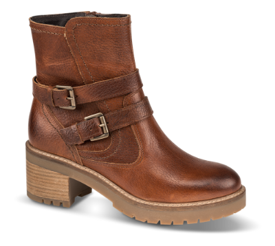 B&CO kort damestøvlett brun