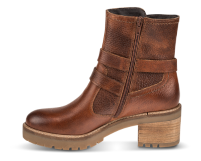 B&CO kort damestøvlett brun