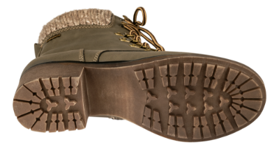 B&CO kort damestøvle khaki