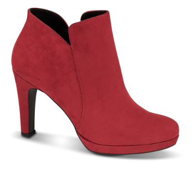 kort damestøvle rød 1-1-25316-23 | Skoringen