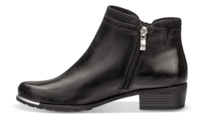 Caprice kort damestøvlett sort 9-9-25403-23