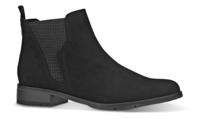 Marco Tozzi kort damestøvlett sort 2-2-25321-33