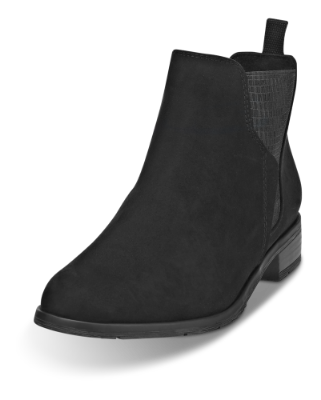 Marco Tozzi kort damestøvlett sort 2-2-25321-33